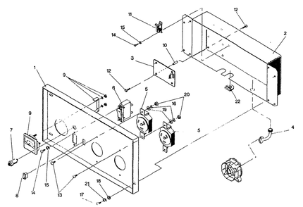 Control Panel Drawing No. 98528 Diagram and Parts List for 0490-0-GN6,500  Briggs and Stratton Generator
